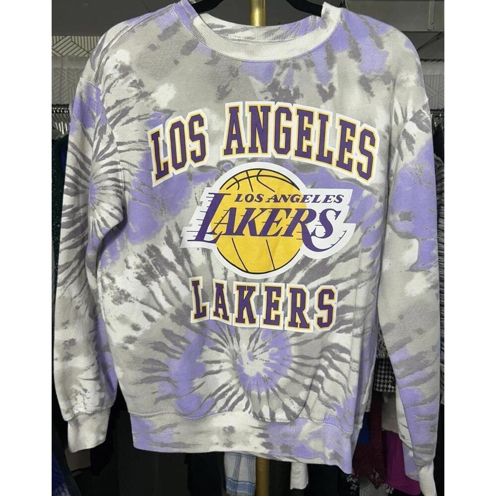 Los Angeles Lakers Size XS Women's Crewneck Hybrid Apparel Sweatshirt